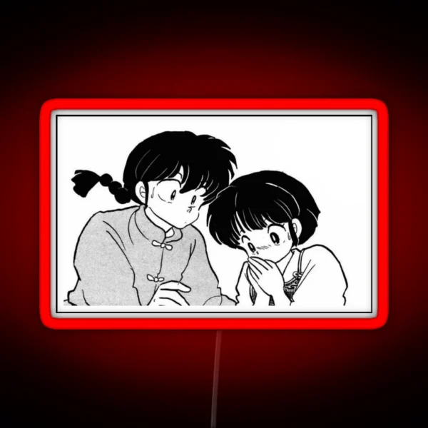 Ranma And Akane Couple Ranma 1 2 Special Edition 2021 RGB Neon Sign