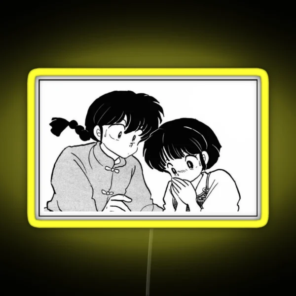 Ranma And Akane Couple Ranma 1 2 Special Edition 2021 RGB Neon Sign