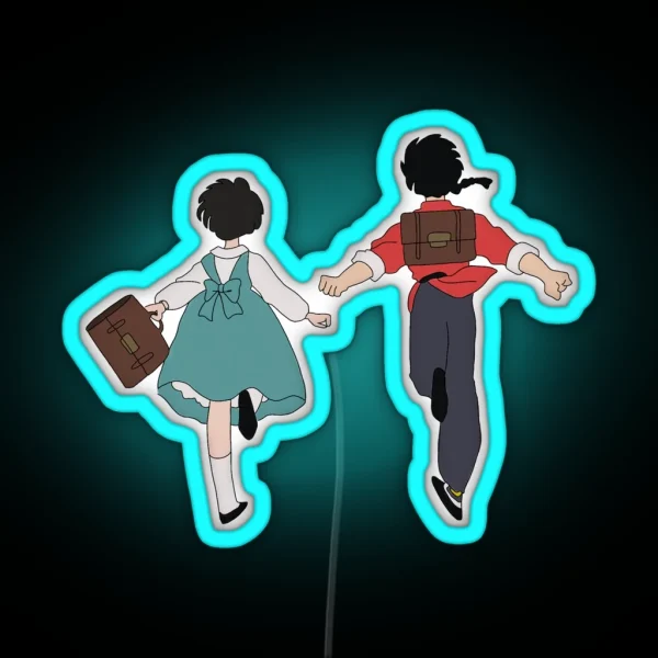Ranma And Akane Final Panel RGB Neon Sign