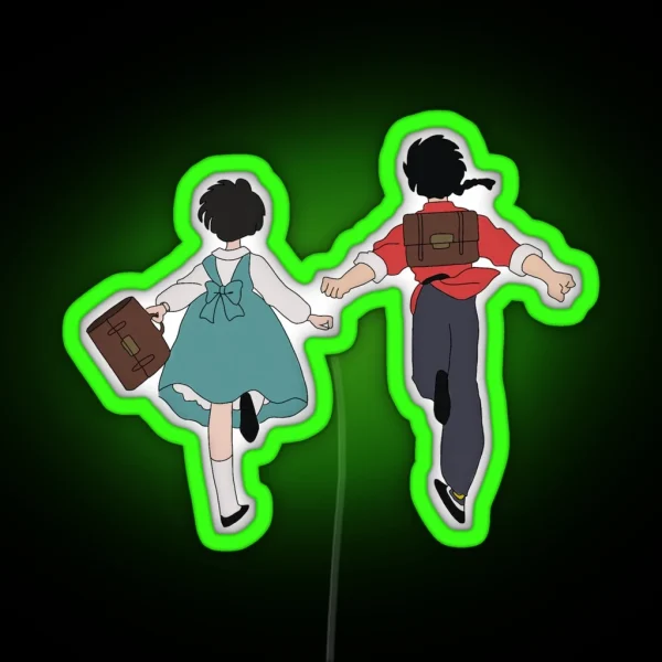 Ranma And Akane Final Panel RGB Neon Sign