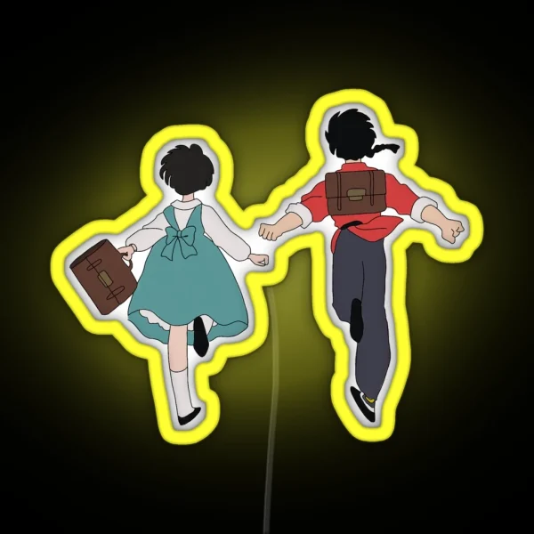 Ranma And Akane Final Panel RGB Neon Sign
