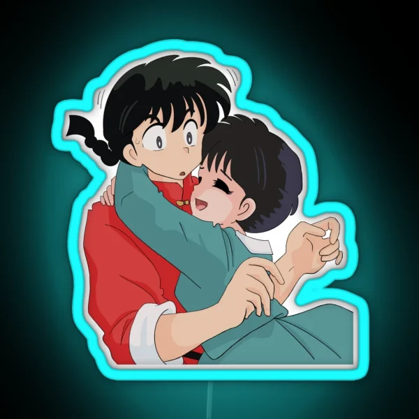 Ranma And Akane RGB Neon Sign