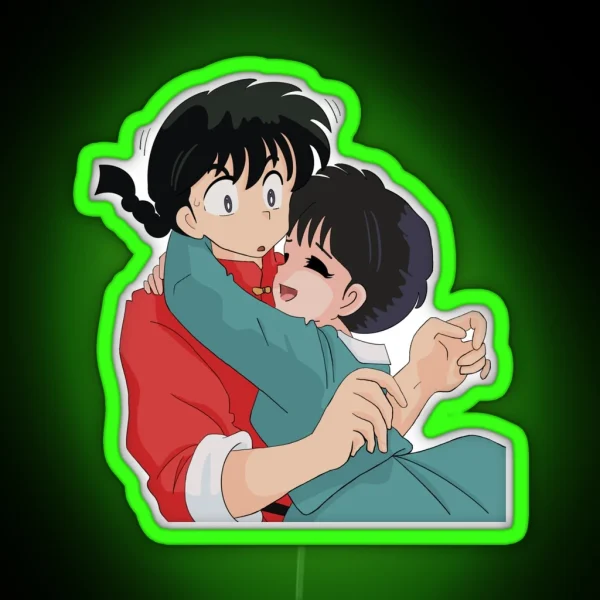 Ranma And Akane RGB Neon Sign