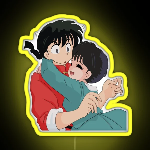 Ranma And Akane RGB Neon Sign
