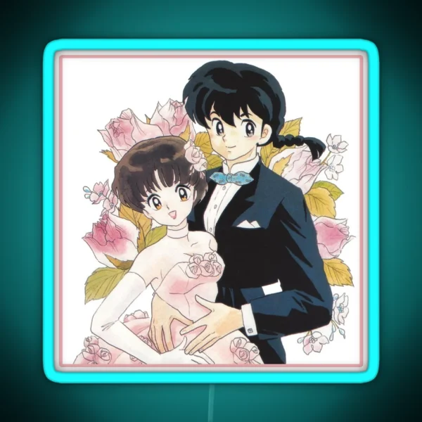 Ranma And Akane Tendo Married Ranma 1 2 Collection RGB Neon Sign