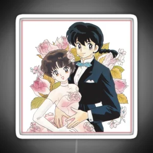 Ranma And Akane Tendo Married Ranma 1 2 Collection RGB Neon Sign