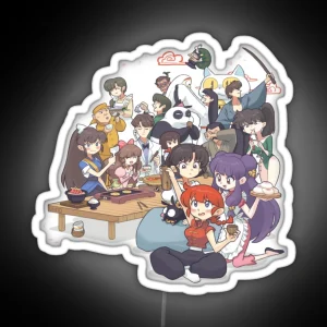 Ranma And Friends Ranma 1 2 Anime RGB Neon Sign