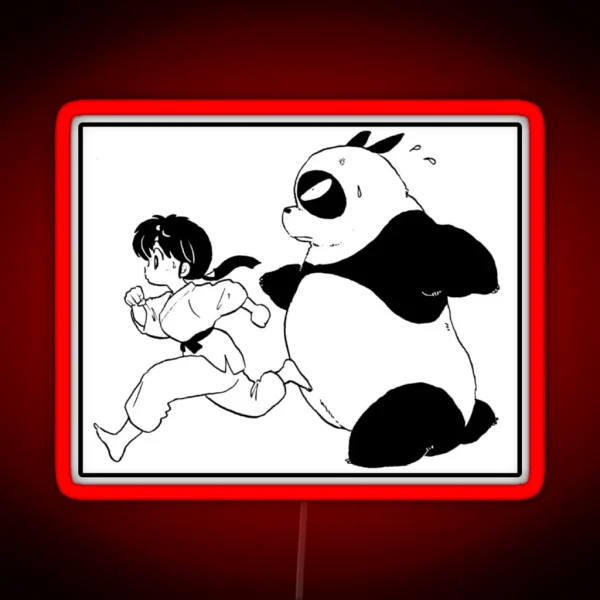 Ranma And Genma Panda Ranma 1 2 Collection RGB Neon Sign