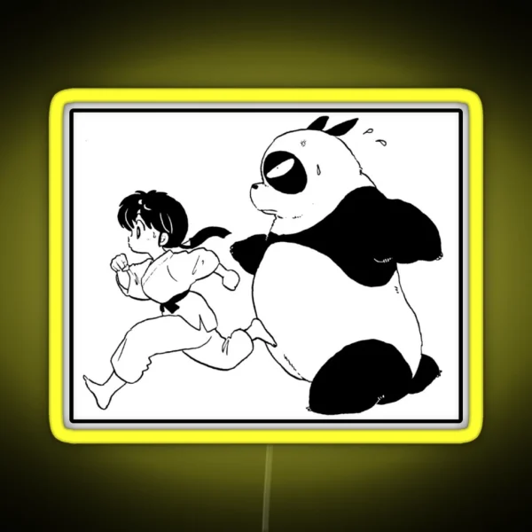 Ranma And Genma Panda Ranma 1 2 Collection RGB Neon Sign
