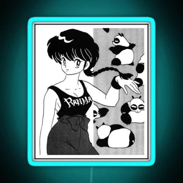 Ranma And Genma Saotome Ranma 1 2 Special Edition RGB Neon Sign