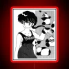 Ranma and Genma Saotome Anime Neon Sign Art for Ranma ½ Special Edition.