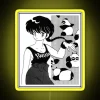 Ranma and Genma Saotome from Ranma 1/2 Special Edition, RGB Neon Sign, Yellow