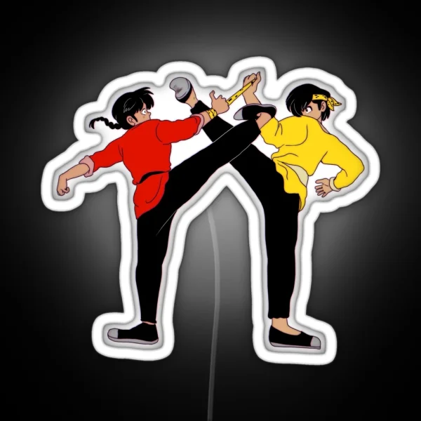 Ranma And Ryoga RGB Neon Sign