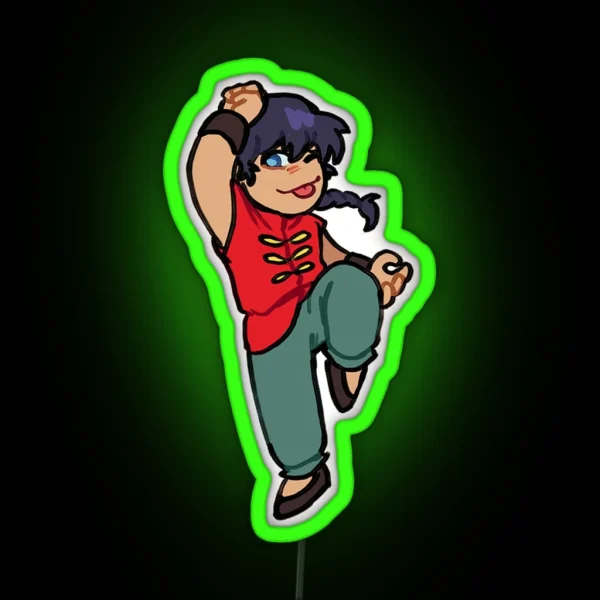 Ranma Boy Mode RGB Neon Sign