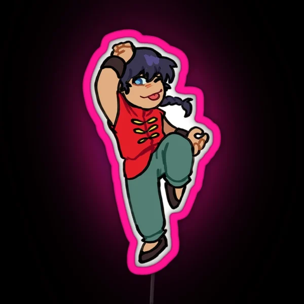 Ranma Boy Mode RGB Neon Sign