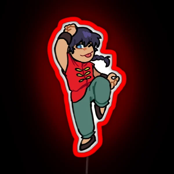 Ranma Boy Mode RGB Neon Sign