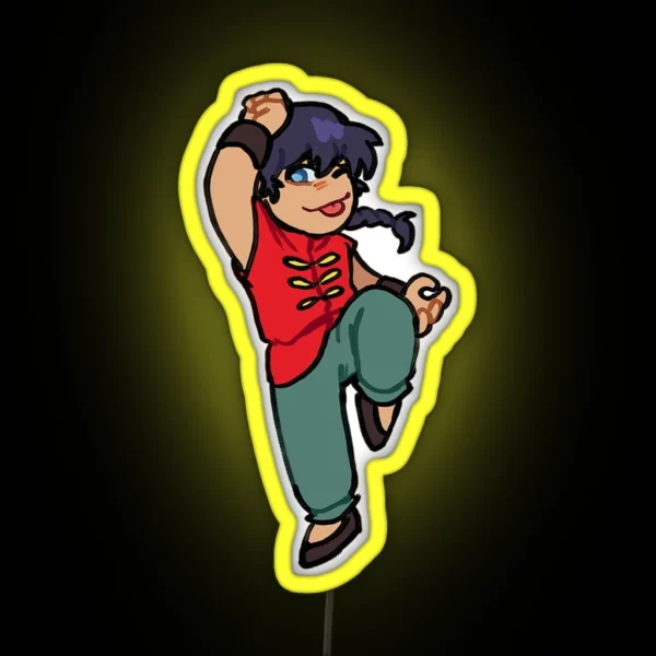 Ranma Boy Mode RGB Neon Sign