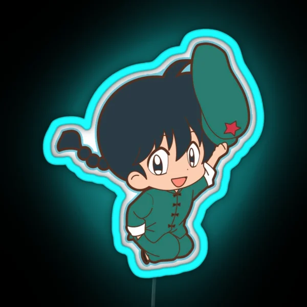 RANMA CHIBI RANMA 1 2 RGB Neon Sign