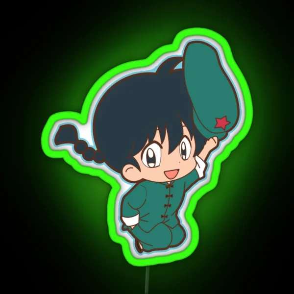 RANMA CHIBI RANMA 1 2 RGB Neon Sign