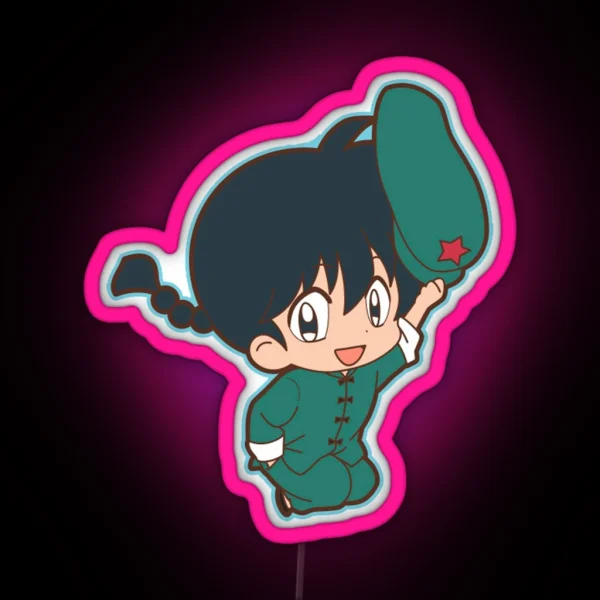 RANMA CHIBI RANMA 1 2 RGB Neon Sign