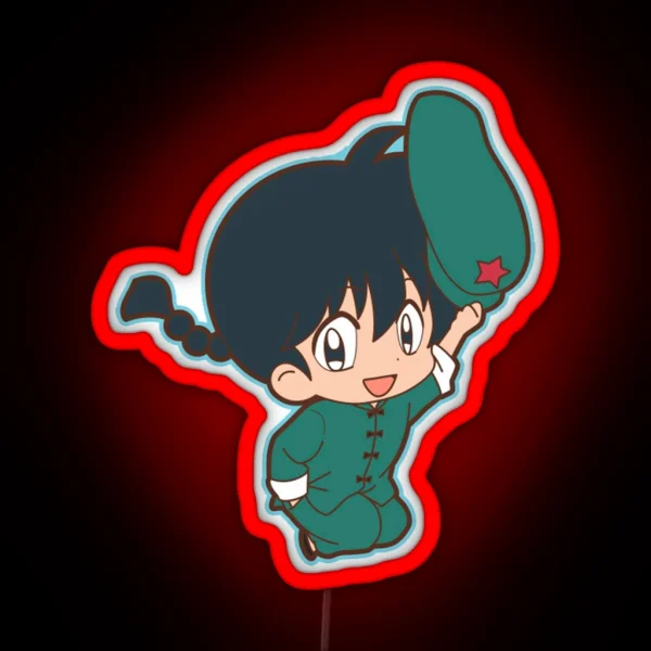 RANMA CHIBI RANMA 1 2 RGB Neon Sign