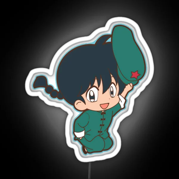 RANMA CHIBI RANMA 1 2 RGB Neon Sign