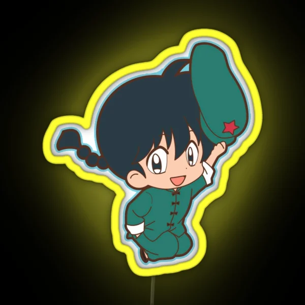 RANMA CHIBI RANMA 1 2 RGB Neon Sign