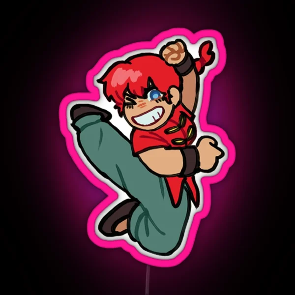 Ranma Girl Mode RGB Neon Sign