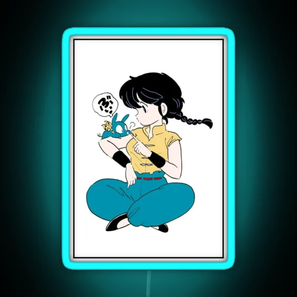 Ranma Girl Ranma 1 2 Special Edition 2021 RGB Neon Sign