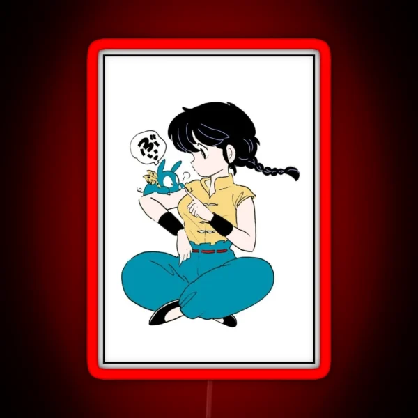 Ranma Girl Ranma 1 2 Special Edition 2021 RGB Neon Sign