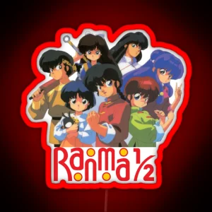Ranma Group With Logo RGB Neon Sign