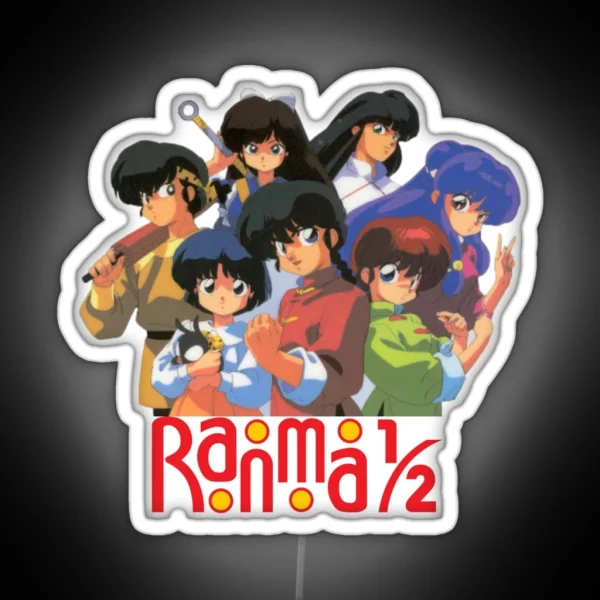 Ranma Group With Logo RGB Neon Sign