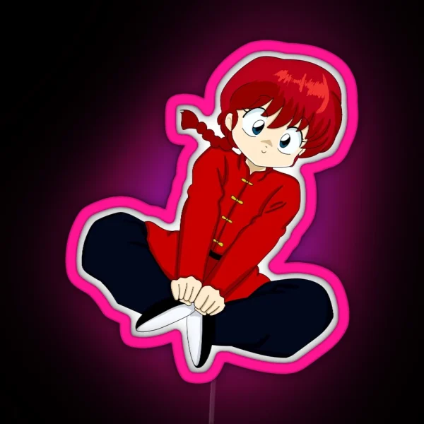 Ranma Saotome Ranma 1 2 RGB Neon Sign