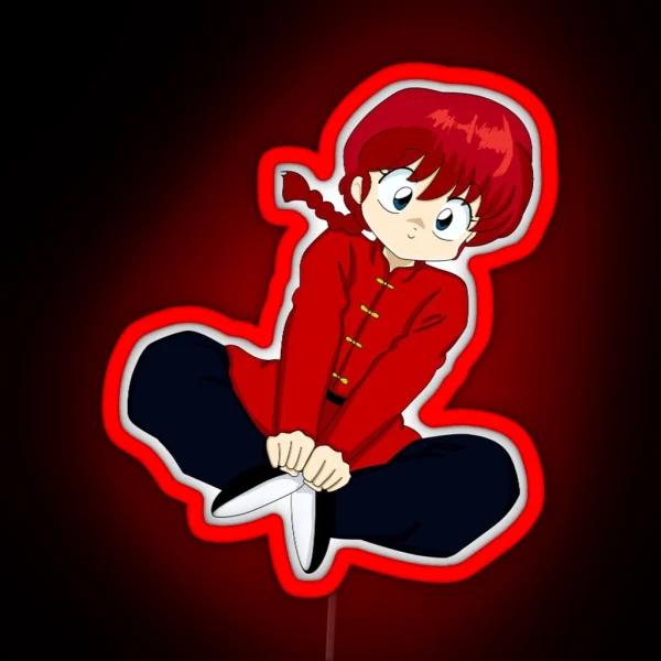 Ranma Saotome Ranma 1 2 RGB Neon Sign