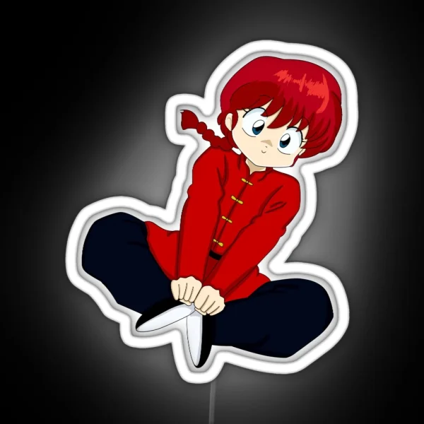Ranma Saotome Ranma 1 2 RGB Neon Sign