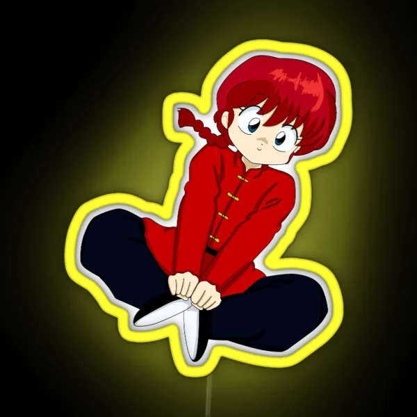 Ranma Saotome Ranma 1 2 RGB Neon Sign