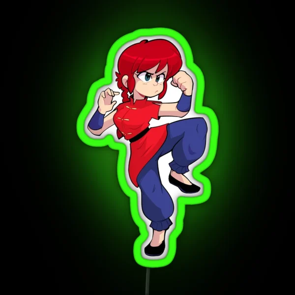 Ranma Saotome RGB Neon Sign