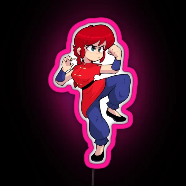 Ranma Saotome RGB Neon Sign