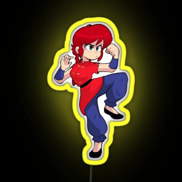 Ranma Saotome RGB Neon Sign