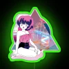 ranma saotome vaporwave neon sign rgb glow