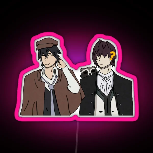 Ranpo And Poe RGB Neon Sign
