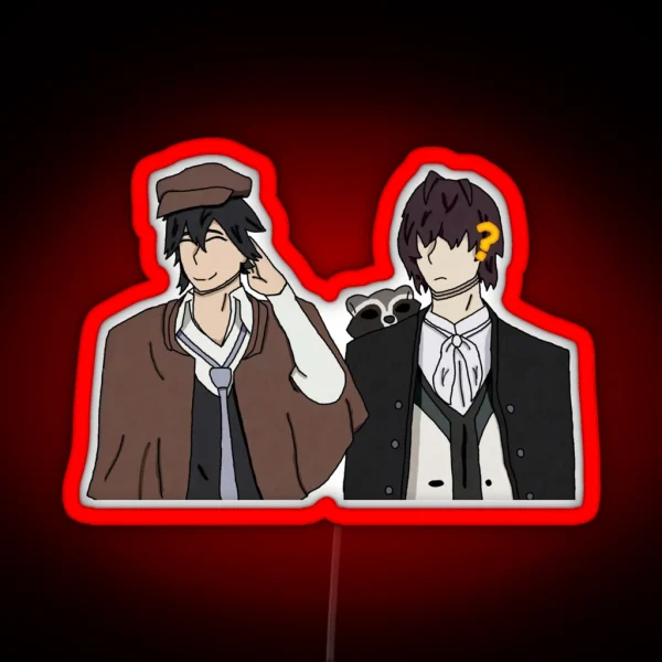 Ranpo And Poe RGB Neon Sign