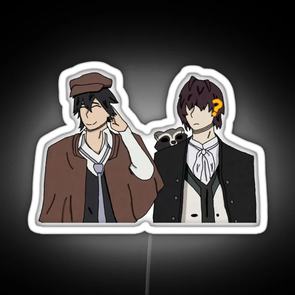 Ranpo And Poe RGB Neon Sign