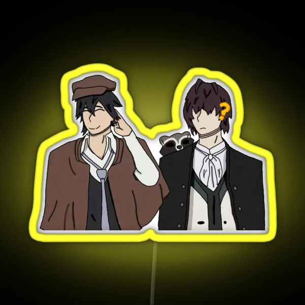 Ranpo And Poe RGB Neon Sign
