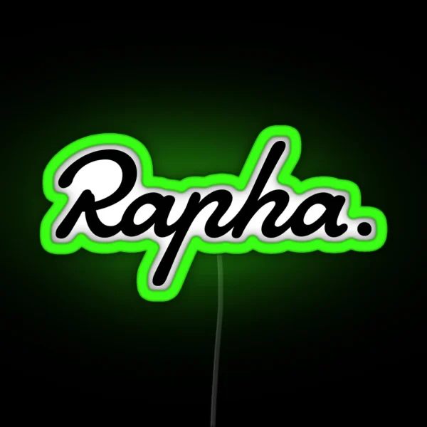 Rapha Logo Cycling Road Bike RGB Neon Sign