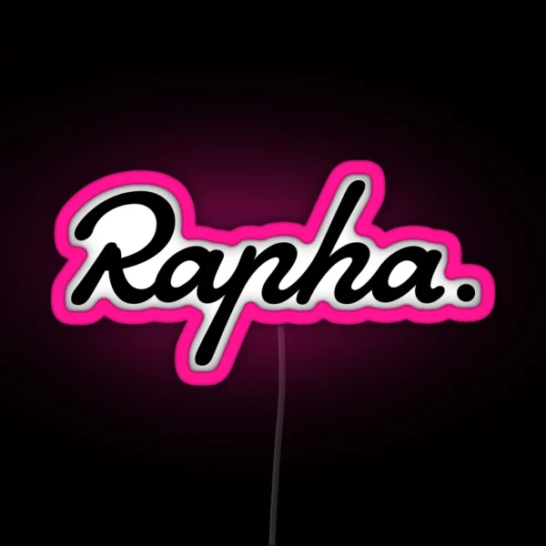 Rapha Logo Cycling Road Bike RGB Neon Sign