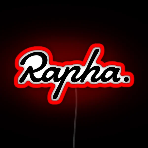Rapha Logo Cycling Road Bike RGB Neon Sign