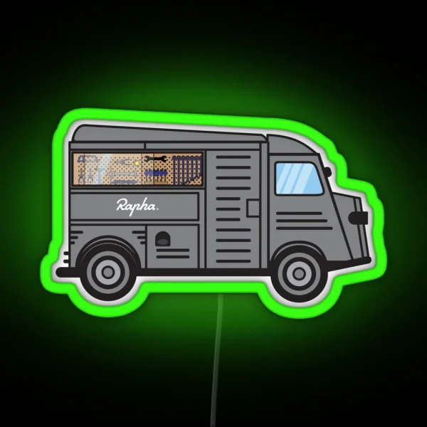Rapha Truck Mobile Workshop RGB Neon Sign