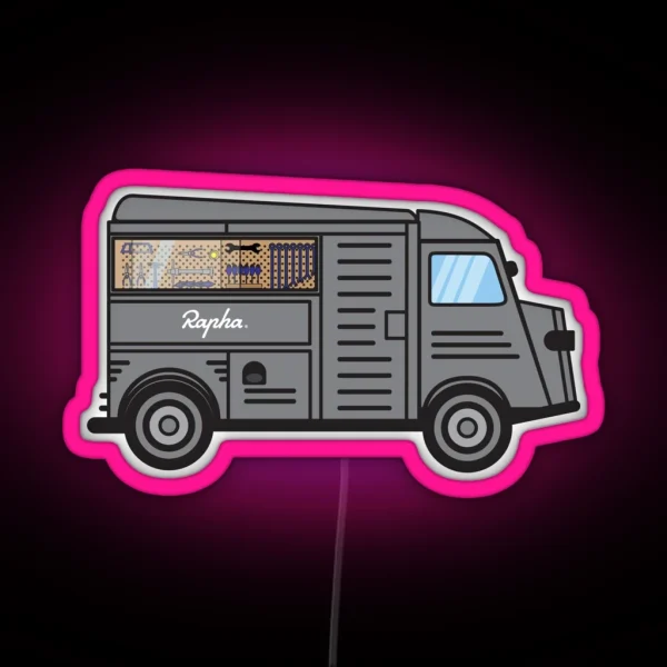 Rapha Truck Mobile Workshop RGB Neon Sign