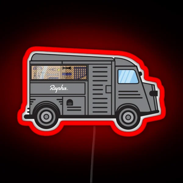 Rapha Truck Mobile Workshop RGB Neon Sign